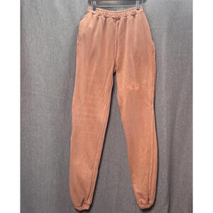 Boys Lie X Ariel Women's XS Caught Blushing Sweatpants Ombré Distressed Pink